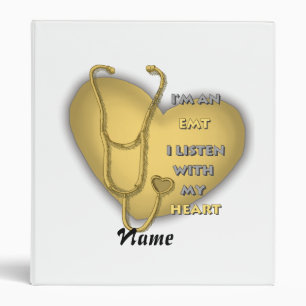 Yellow Heart EMT Binder
