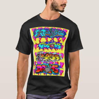 Yellow Heart Graffiti By LowEndGraphics T-Shirt