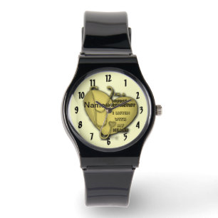 Yellow Heart Nurse Anesthetist Watch
