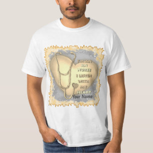 Yellow Heart RN Registered Nurse T-Shirt