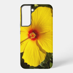 Yellow Hibiscus Flower Samsung Galaxy Case