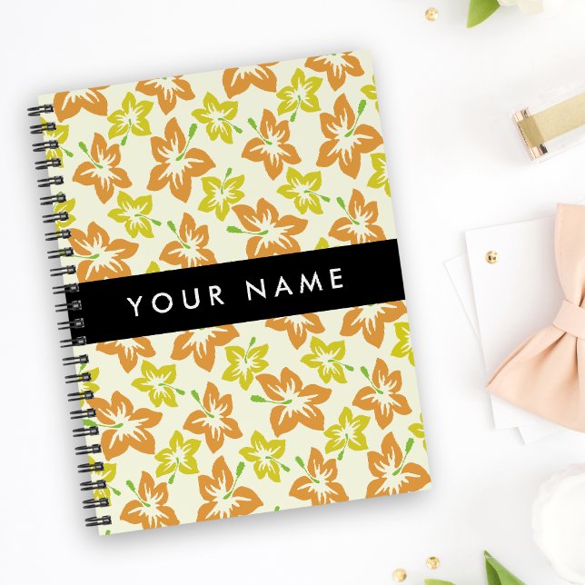 Yellow Hibiscus, Orange Hibiscus, Your Name Planner (Creator Uploaded)