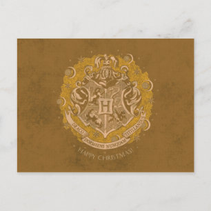 Yellow HOGWARTS™ Crest Holiday Wreath