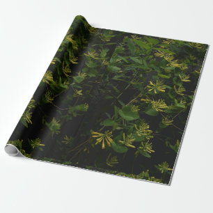Yellow Honeysuckel Wrapping Paper. Paper