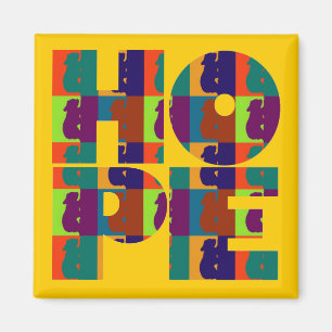 Yellow HOPE Magnet