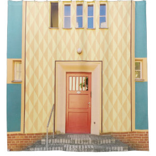 Yellow house illustration