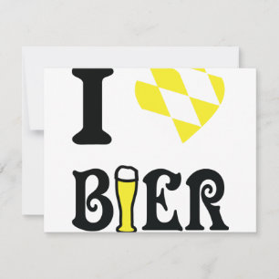yellow I love Bier icon