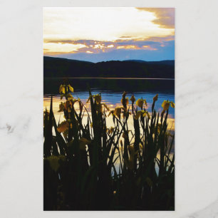 Yellow Iris at Lake Arrowhead shore