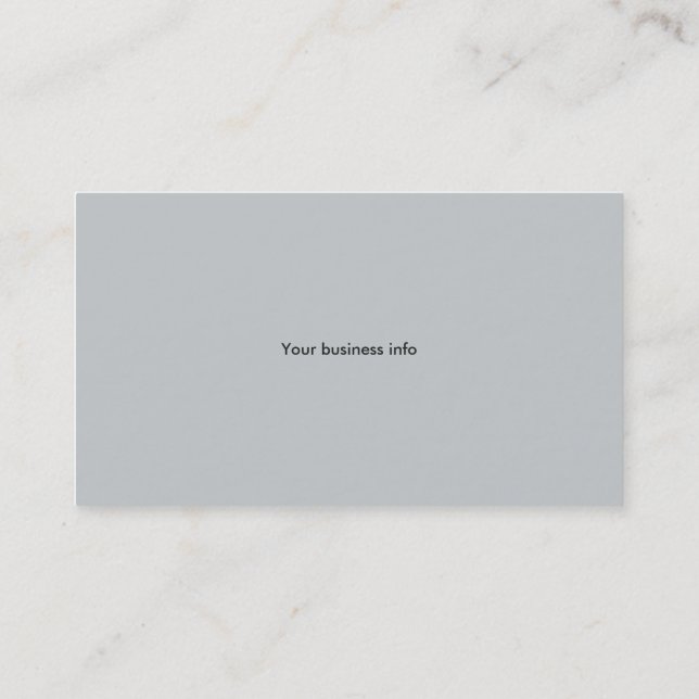 Yellow Iris Business Card (Back)