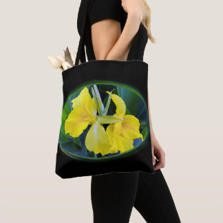 Yellow Iris flower Tote Bag