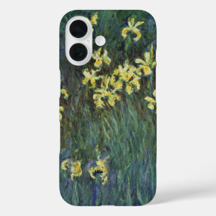 Yellow Irises by Claude Monet, Vintage Fine Art iPhone 16 Case