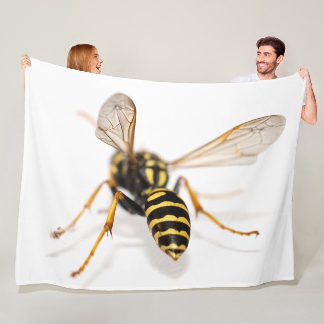 YELLOW JACKET FLEECE BLANKET (In Situ)