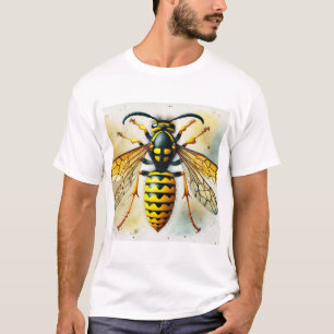 Yellow Jacket Insect 170924IREF242 - Watercolor T-Shirt