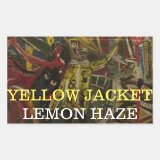 YELLOW JACKET LEMON HAZE STICKER