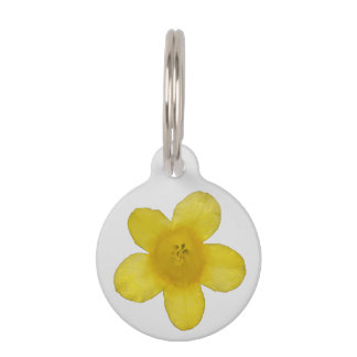 Yellow Jasmine Pet Tag