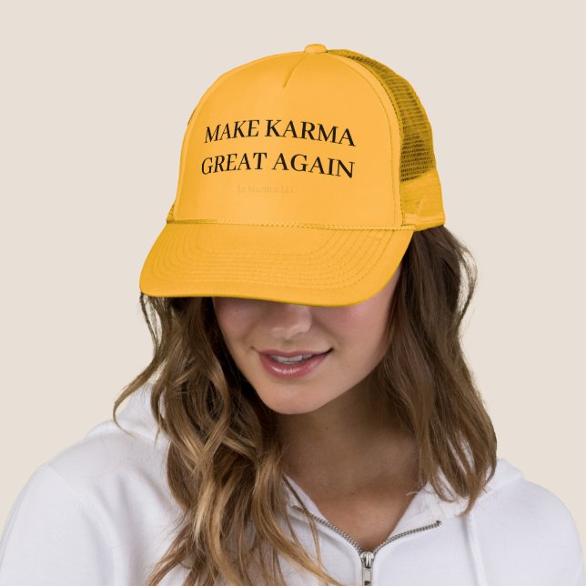 Yellow karma hat (In Situ)