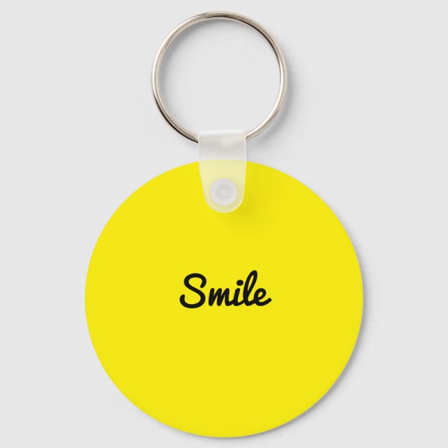yellow keychain smile (Front)