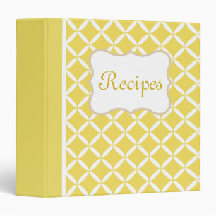 Yellow Kitchen Recette Organisateur Classeur de li