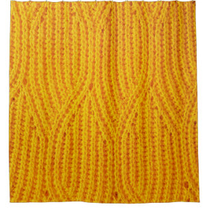 Yellow knitted surface textile material background