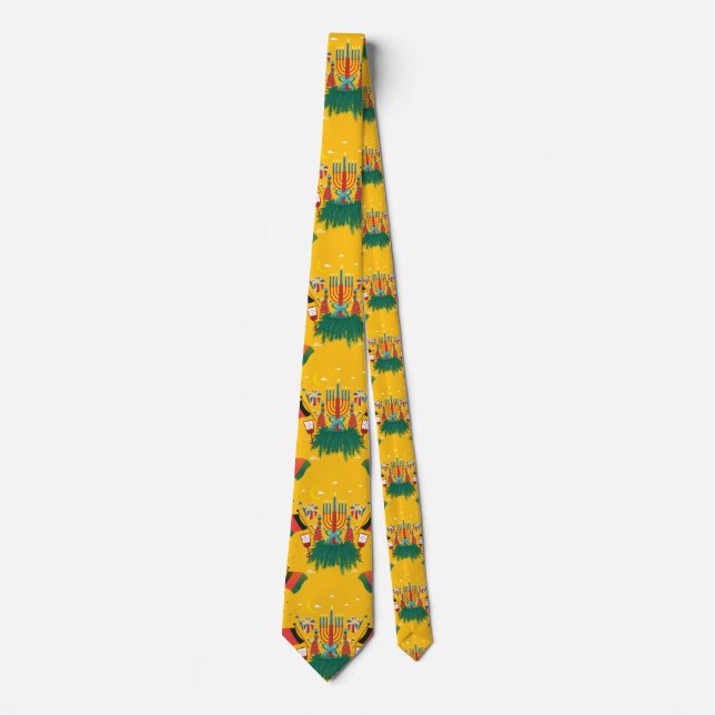 yellow Kwanzaa Tie (Front)