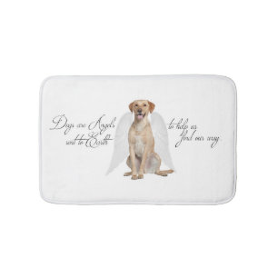 Yellow Lab Angel Bathmat