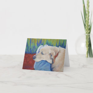 Yellow Lab Card