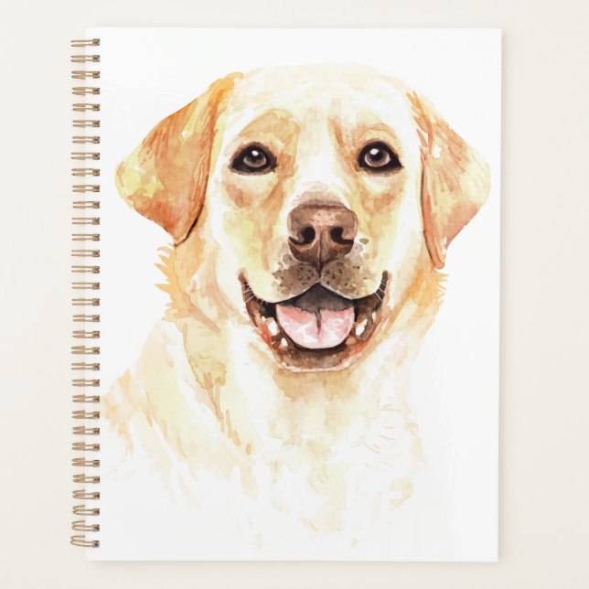 Yellow Lab Chien Chien Chien Aquarelle Labrador Re (Devant)
