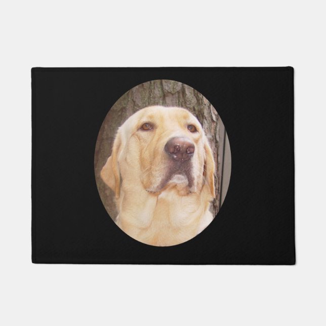 Yellow Lab Doormat (Front)