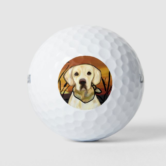 YELLOW LAB GOLF BALLS (Front)