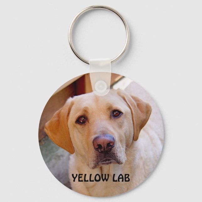 Yellow Lab Keychain (Front)