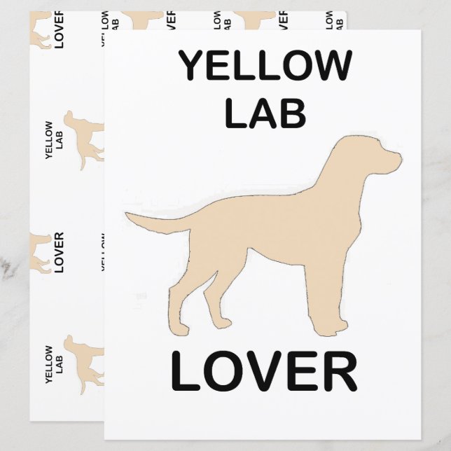 yellow lab lover (Front/Back)