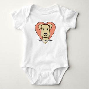 Yellow Lab Lover Baby Bodysuit