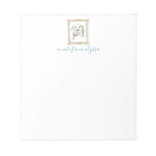 Yellow Lab Notepad