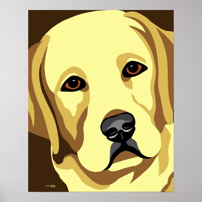 Yellow Lab Poster (Front)
