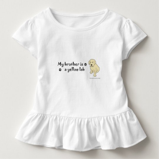 yellow lab toddler t-shirt