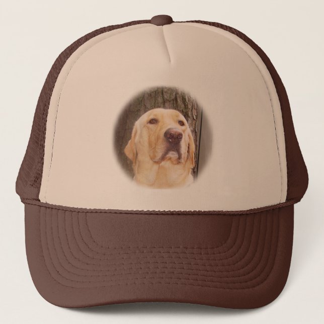 Yellow Lab Trucker Hat (Front)