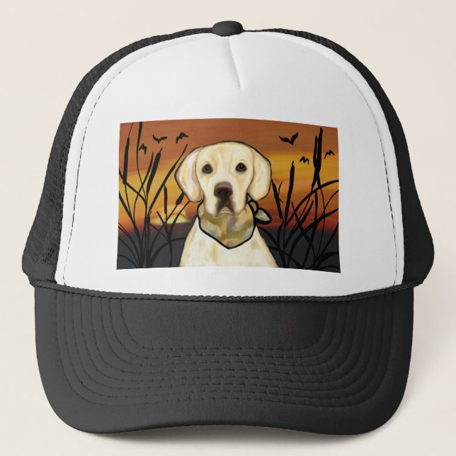 YELLOW LAB TRUCKER HAT (Front)