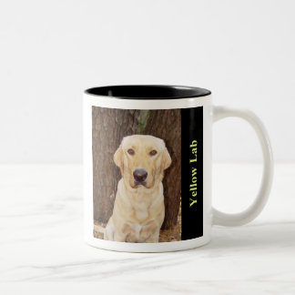 Yellow Lab Two-Tone Coffee Mug