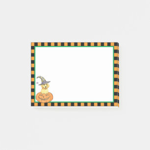 Yellow Lab Witch Post-it Notes