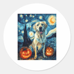 Yellow Labrador (1) Classic Round Sticker