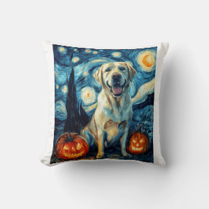 Yellow Labrador (1) Throw Pillow