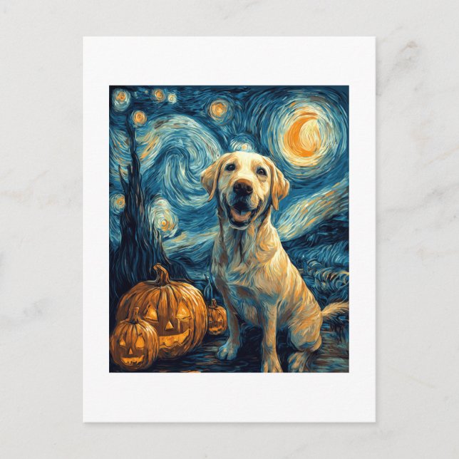 Yellow Labrador (2) Postcard (Front)