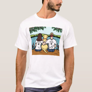 Yellow Labrador and Mom and Dad T-Shirt