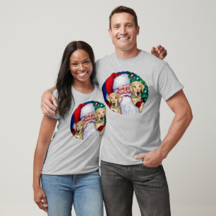 Yellow Labrador Christmas Santa's Labs T-Shirt