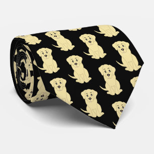 Yellow Labrador Dog Design Tie