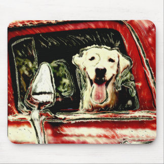 YELLOW LABRADOR RETIEVER MOUSE PAD