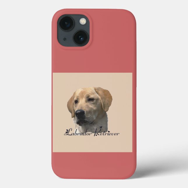 Yellow Labrador Retriever Art Gifts Case-Mate iPhone Case (Back)