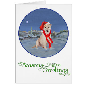 Yellow Labrador Retriever Christmas