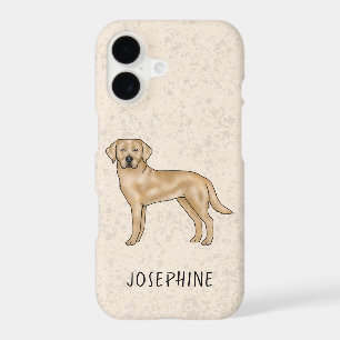 Yellow Labrador Retriever Cube Lab Chien Nom perso