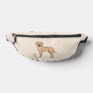 Yellow Labrador Retriever Cute Cartoon Lab Dog Fanny Pack
